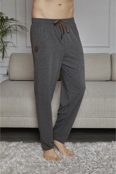 KLY Thin Oversize Single Bottom Combed Cotton Pajamas