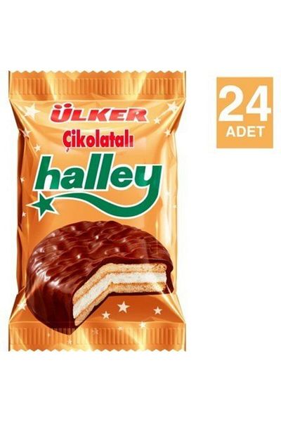 Ülker Halley Chocolate Cake 30 g 24 Pieces