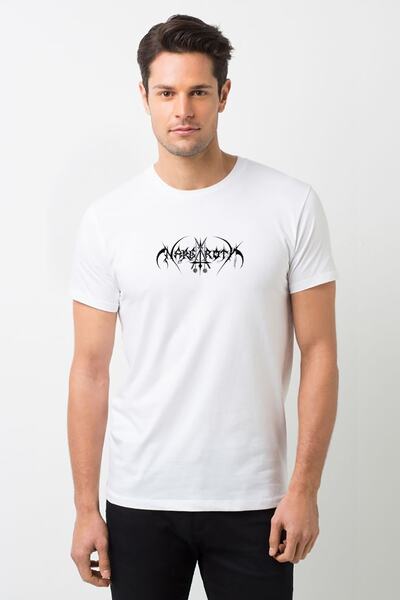 QIVI Seasons Germany Black Metal Heavy Metal Štampano Bela muška Pleteno majica