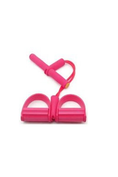MOYASHOP Pembe Body Trimmer Ayaklı Direnç Lastiği - Pilates Lastiği - Fizik T...