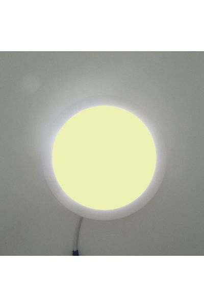 Sunlight وحدة إنارة LED مستديرة مثبتة على السطح بقدرة 12 وات ضوء النهار 3000 كلفن