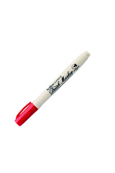 artline Supreme Brush Kırmızı Marker