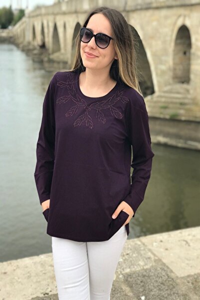 Nacar Yeni Sezon Anne Bluz( Yaka Deseni Farklılık Gösterebilir )