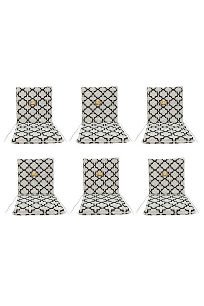 Vip Home Concept Market Ürünleri Μαξιλάρι καρέκλας 6 τεμαχίων