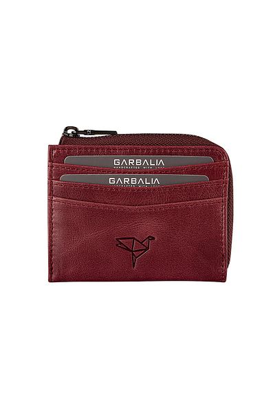Garbalia Unisex Crazy Claret Red Money Portfolio Figo