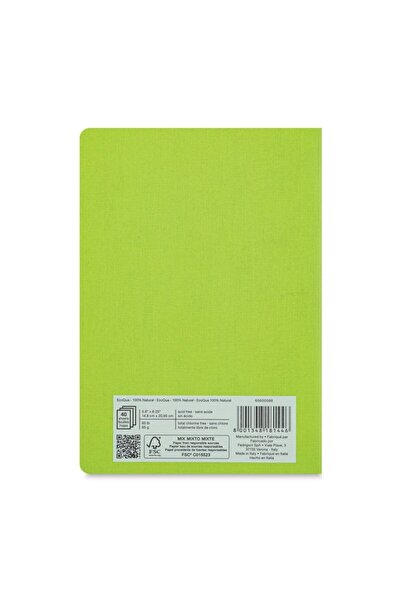 Fabriano Ecoqua: دفتر الكتابة والرسم: A5: 85 جرام: 38 ورقة