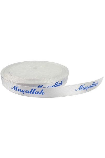 Hayaller Dükkanı Κορδέλα Σατέν Mashallah 1 cm Pk:10 Mt Kl:600 Πλάτος:1cm Μήκος:1000cm