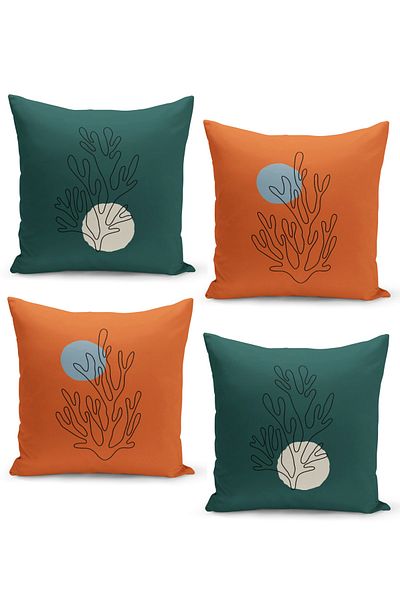 Filamente Throw Pillow Cover Set of 4