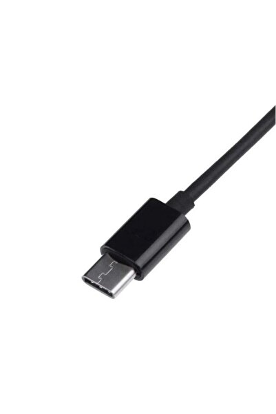 Ayex Type-c Için 3.5mm Kulaklık Ve Mikrofon Adaptörü Siyah