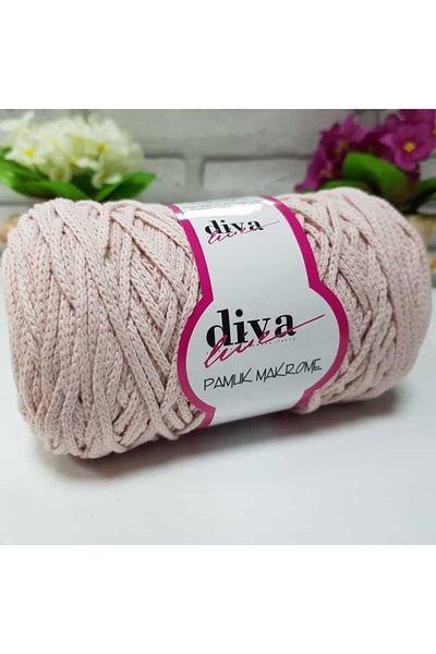 Diva İplik Diva Cotton Macrame 1003 Soft Powder