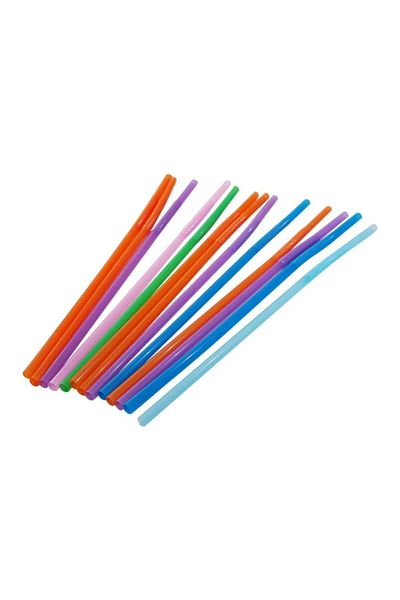 TATLI GÜNLER 200Pcs Bellows Straws X 50 Pack