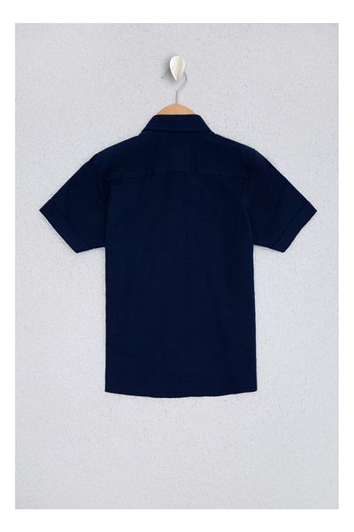 U.S. Polo Assn. Тъмносиня риза за момче