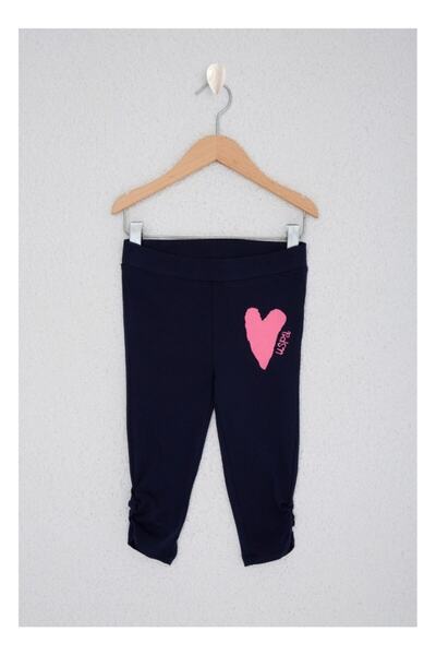U.S. Polo Assn. Pantaloni de trening bleumarin pentru fete