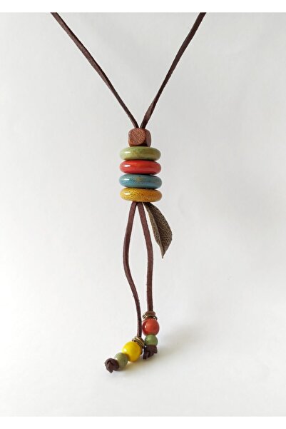 Halley Concept Women's Special Handmade Ceramic Necklace