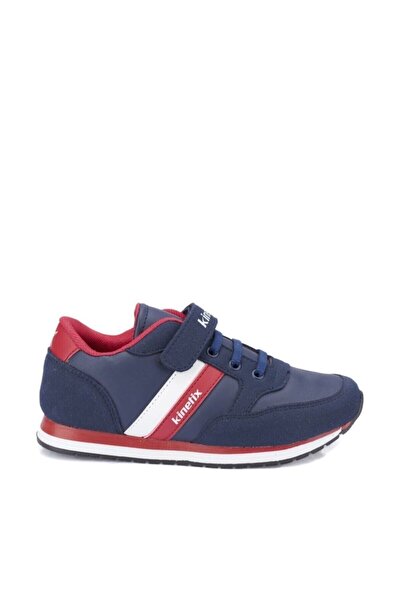 Kinetix PAYOF PU Navy Blue Red Boy Sneakers100264417