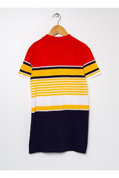 U.S. Polo Assn. Tricou roșu deschis pentru băiat