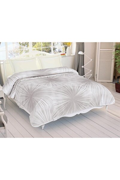 Taç Venüs Gri Çift Kişilik Battaniye Battaniye 220x240 Cm