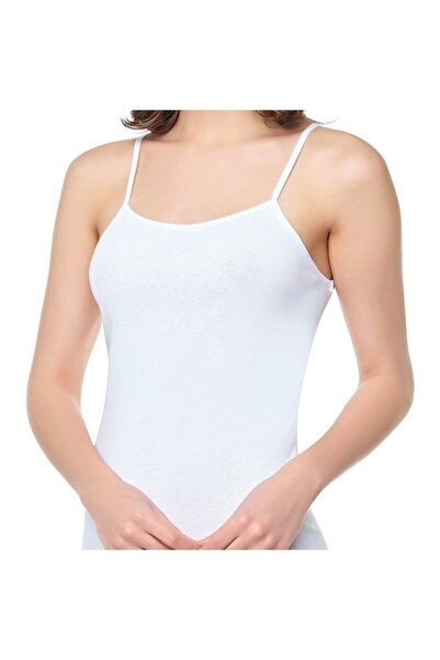 Seher Yıldız Tricou alb cu tricot texturat bretele pentru femei, pachet de 3