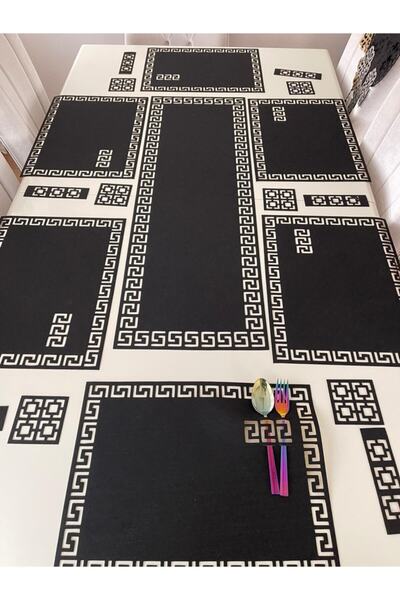 SEHARA Piele artificială - 1 alergător, 6 porții, 6 suporturi, 6 suporturi pe...