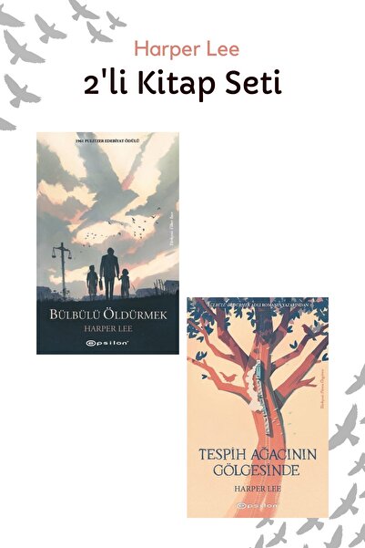 Epsilon Yayınevi Bülbülü Öldürmek + Tespih Ağacının Gölgesinde 2'li Set