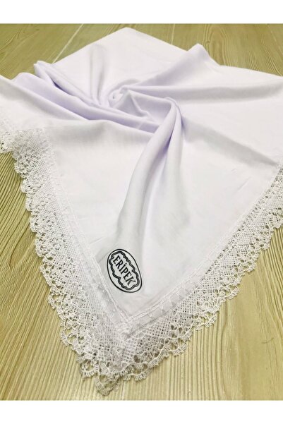 Eripek Krem Iğne Oyalı Yazmalar