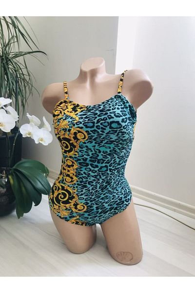 Pierre Cardin Costum de baie decoltat pentru femei cu imprimeu leopard