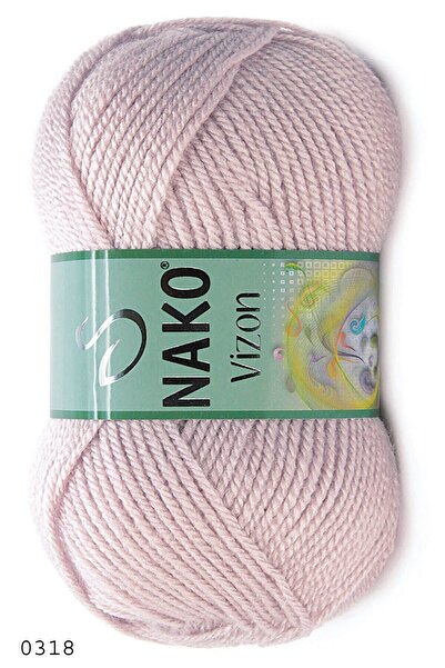 NAKO خيوط الحياكة اليدوية من المنك 318 روز بونك