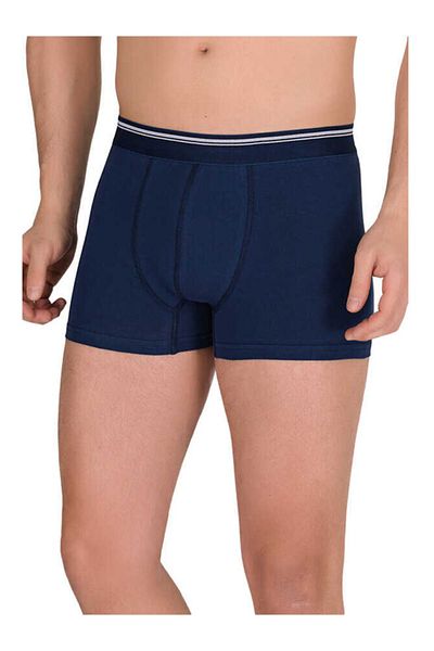Berrak Men's Elastane Boxer 1097 - Navy Blue 12 Pack