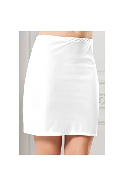 NBB Kadın Beyaz Kısa Jipon Yeni Sezon