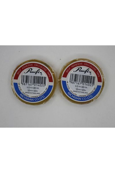 Panfix Διαφανής Ταινία 12 Χ 33 Mt (2 τεμ.)