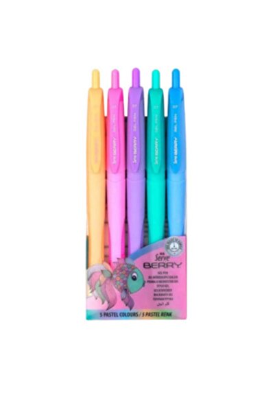 Serve Berry Jel Kalem 0.7 Mm Pastel Renkler, Nane Yeşili - 1 Adet