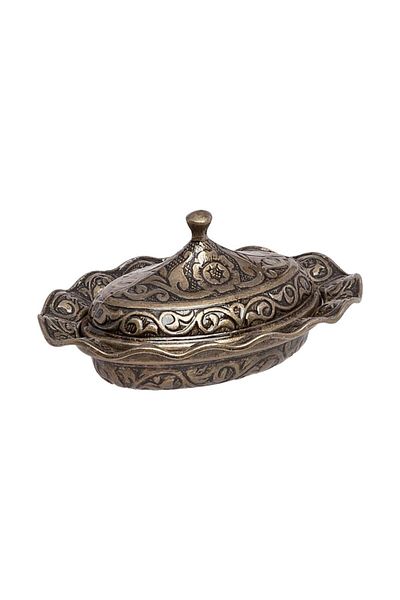 BAZAAR 4 وعاء تركي صغير من الحديد الزهر بتصميم عثماني