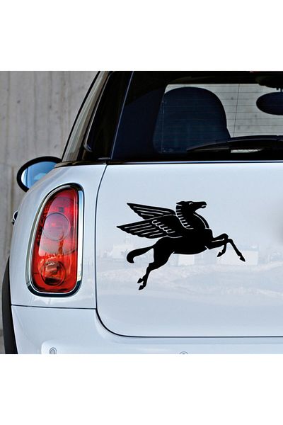 New Jargon Autocolant cu icoană Pegasus Cal Zburător 45cm - Negru