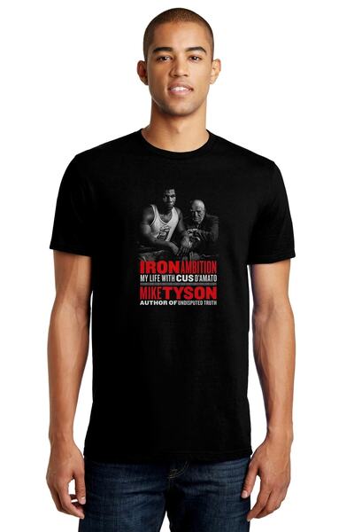 QIVI Mike Tyson Moj život uz boks Štampano Crna muška Pleteno majica T-shirt ...
