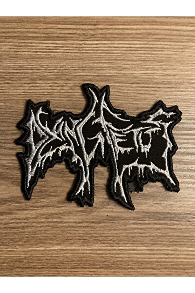 StüdyoÜmitTişört رقعة شعار Dying Fetus باللون الأبيض وورقع جينز