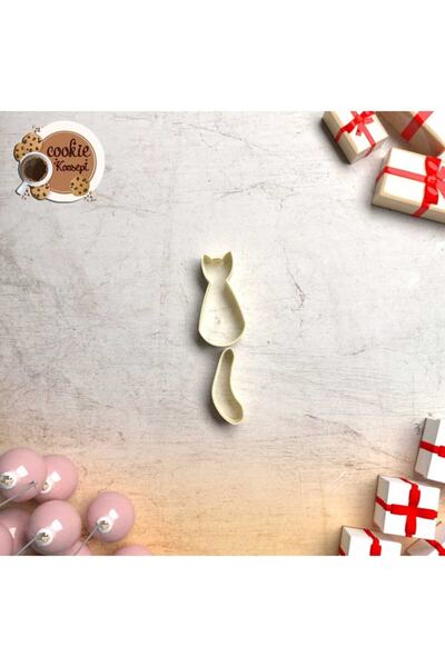 CookieKonsept Polimer Kil Kalıbı – Kedi Model