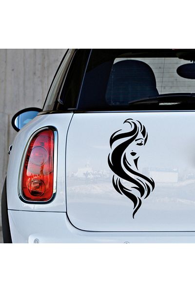 MIGNATIS Etichetă de lipire autocolantă pentru femei sexy remarcabile 25 cm - negru