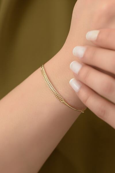 Ayyıldız Kuyumculuk Kadın Altın Hasır Bileklik