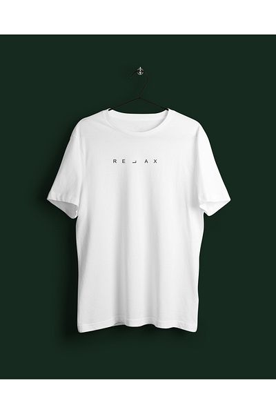 YEACHY Λευκό μπλουζάκι Relax Printed