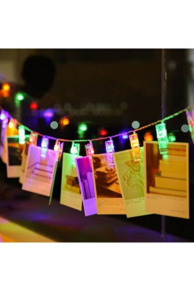 Schulzz Fotoğraf Klip Dekorasyon Doğum Günü Düğün Çok Renkli Güneş Enerjili 2...