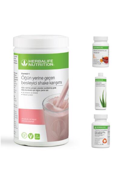Herbalife Shake +çay+aloevera Suyu+thermo Complete