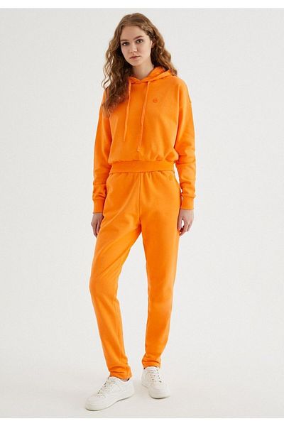 WESTMARK LONDON Orange Hooded Women's Sweatshirt