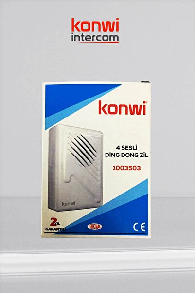 gleam Konwi 4 Sesli Ding Dong Kapı Zili