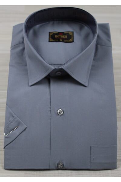 Bilgiçler Men's Straight Short Sleeve Shirt