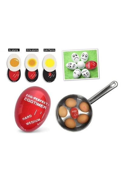 MİSSCAFE Yumurta Haşlama Zamanlayıcısı Dublör Yumurta Egg Timer