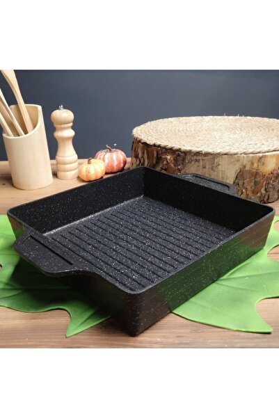 FALEZ Karem Black Döküm Fırın Tepsisi 28 Cm