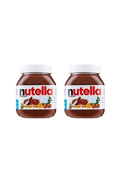 Nutella 2 Adet Kakaolu Fındık Krem Çikolata 750 Gr