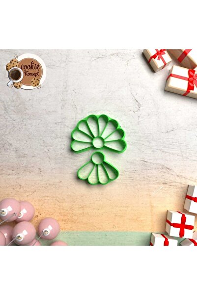 CookieKonsept Polimer Kil Kalıbı – Ayçiçeği Model