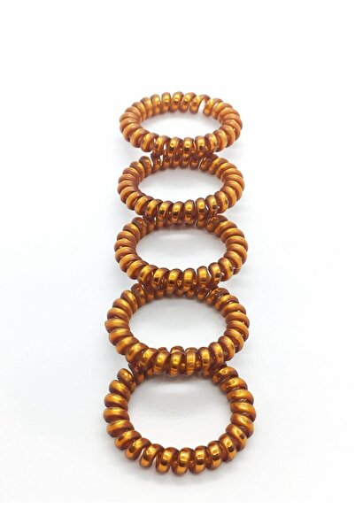 Shopiolog Pasta Caramel Λαστιχένια Πόρπη 5 Τεμαχίων