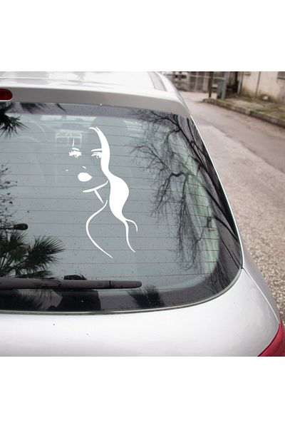 New Jargon Etichetă de lipire autocolantă pentru femei sexy remarcabile 45 cm - alb